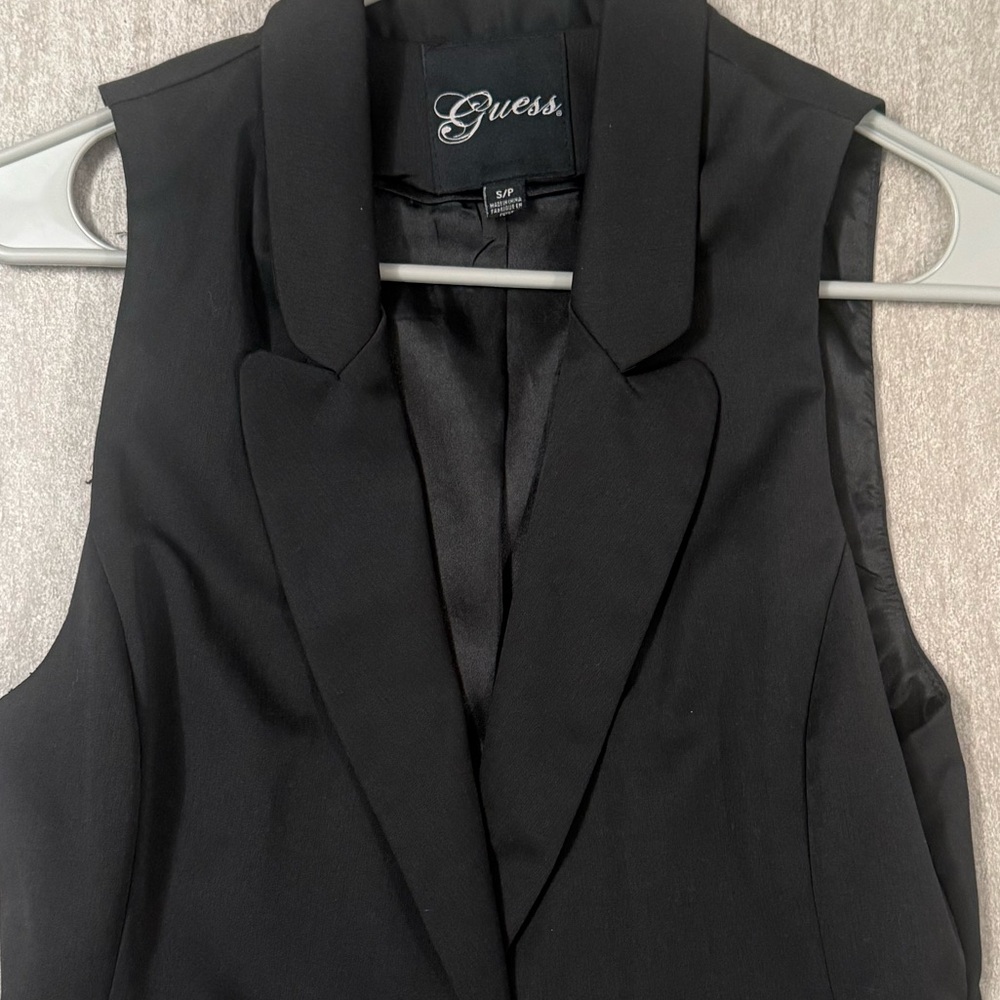 Guess Women's Sleek Black Vest